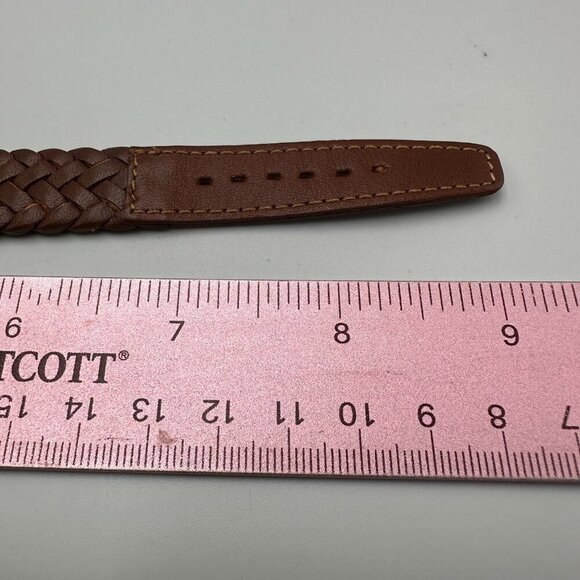 3/$30 Fowler Watch Women Gold Tone Purple Elephant Art Dial Braided Band - Picture 12 of 14